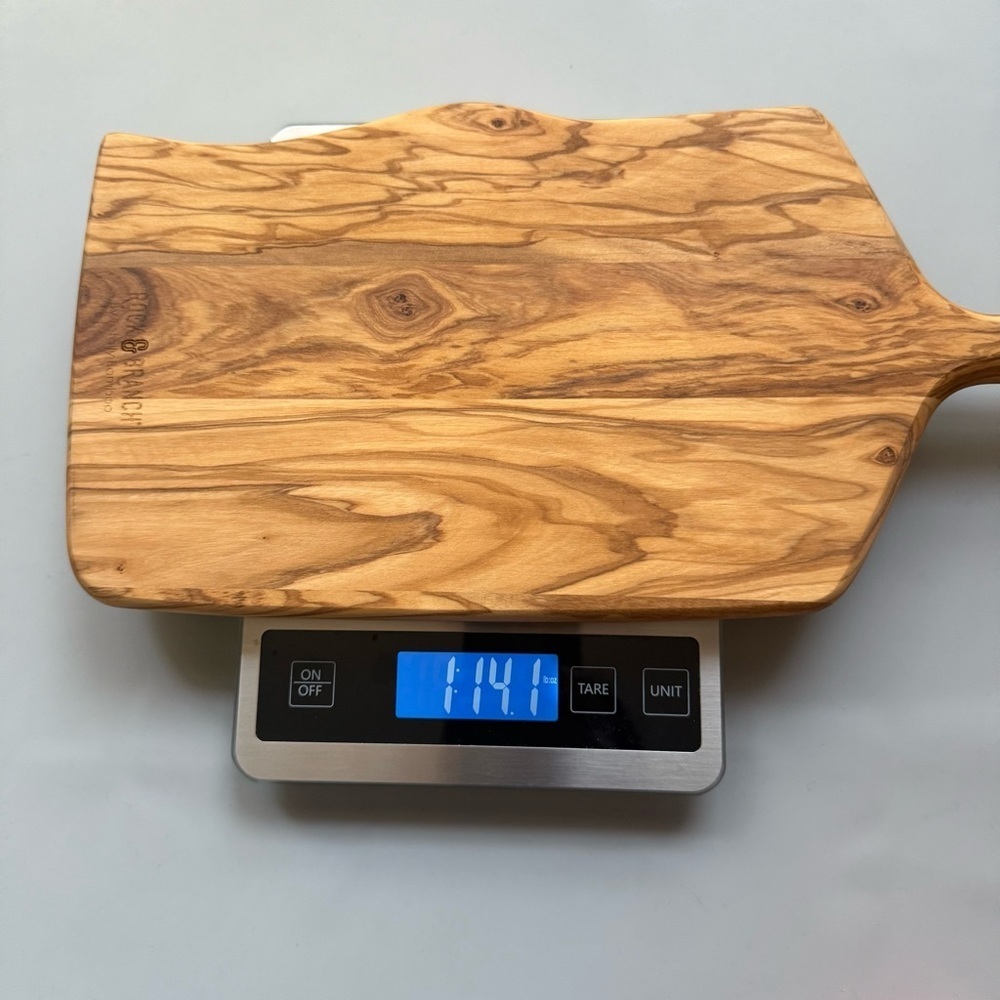Rock & Branch Olive Wood Serving Paddle Charcuterie Board Natural Wood - Picture 9 of 9